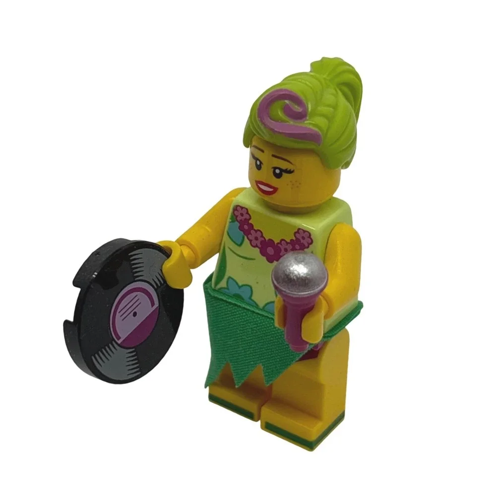 Lego Hula Lula Minifigure The Lego Movie 2 CMF Series 71023 Record Microphone